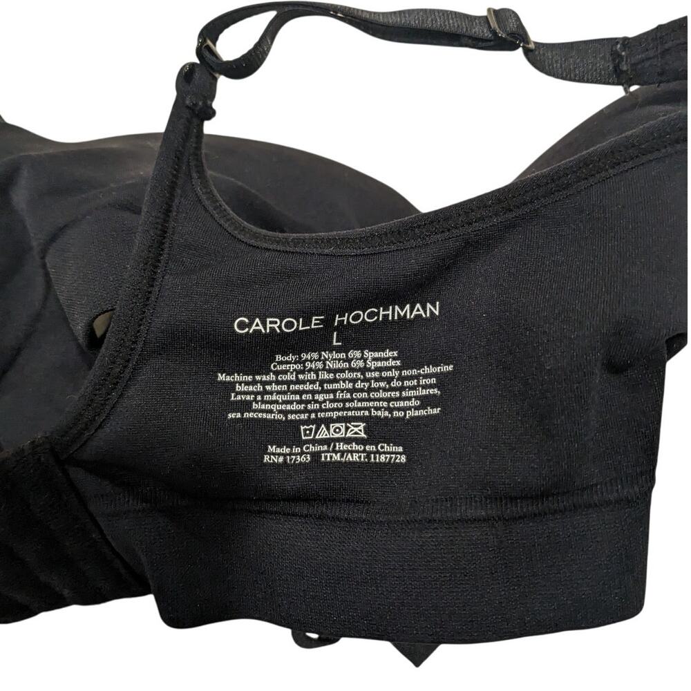 Carole Hochman Black Tshirt Bra Large. - Picture 5 of 5